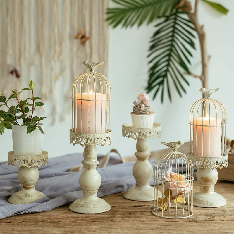 Candleholder  Wedding Romantic American Style Dining Table Candlelight Dinner Decorations Candlestick Decoration