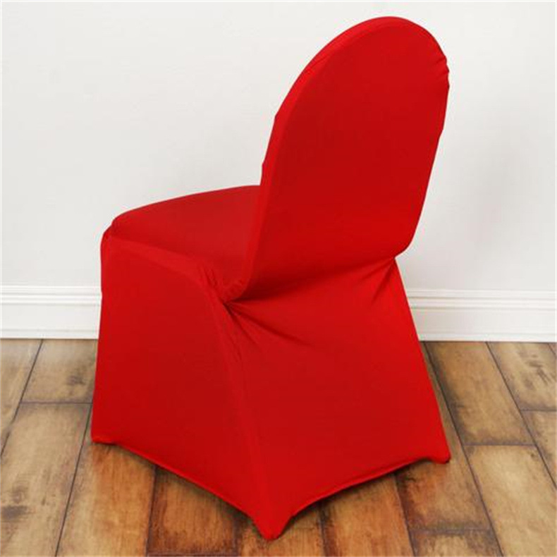 Factory Supply Elastic Chair Cover White One-Piece Chair Cover Hotel Restaurant Banquet Celebration Wedding Ceremony Chair Cover Cover