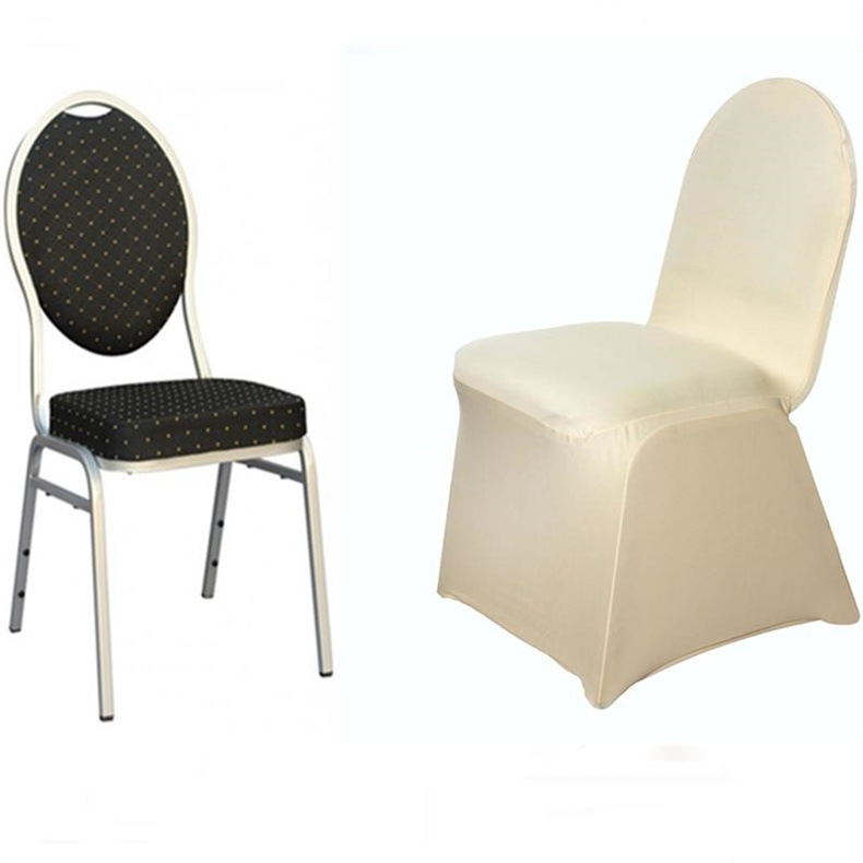 Factory Supply Elastic Chair Cover White One-Piece Chair Cover Hotel Restaurant Banquet Celebration Wedding Ceremony Chair Cover Cover