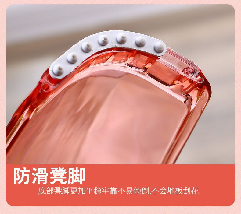 Wholesale Bathroom Stool Guest Resin Hall Plastic Shoe Changing Stool Children Crystal Transparent Ingot Stool Baby Low Stool Chair