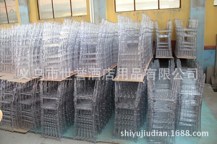 Yiwu acrylic transparent crystal supply bamboo chair bamboo chair chair Outdoor Wedding Chair