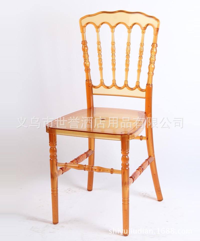 Yiwu transparent bamboo chairs outdoor acrylic wedding chair resin color crystal bamboo chairs