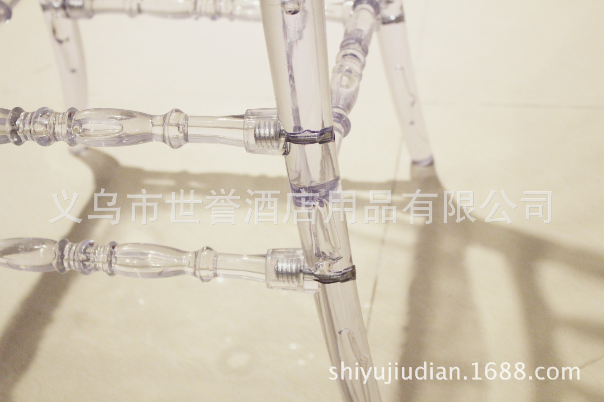 Yiwu transparent bamboo chairs outdoor acrylic wedding chair resin color crystal bamboo chairs