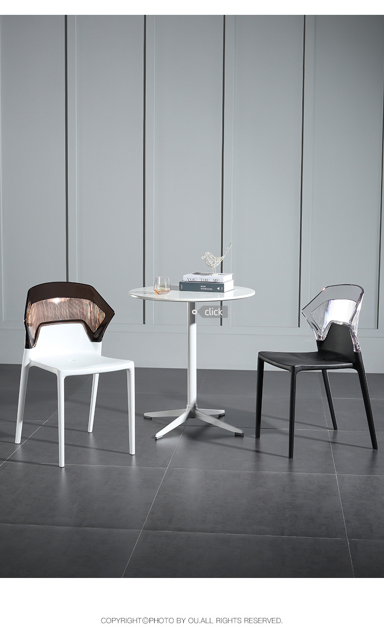 Crystal Chair Home Modern Creative Transparent Crystal Makeup Conference Chair Internet Celebrity Backrest Plastic Stool Crystal Chair Home Modern Creative Transparent Crystal Makeup Conference Chair Internet Celebrity Backrest Plastic Stool