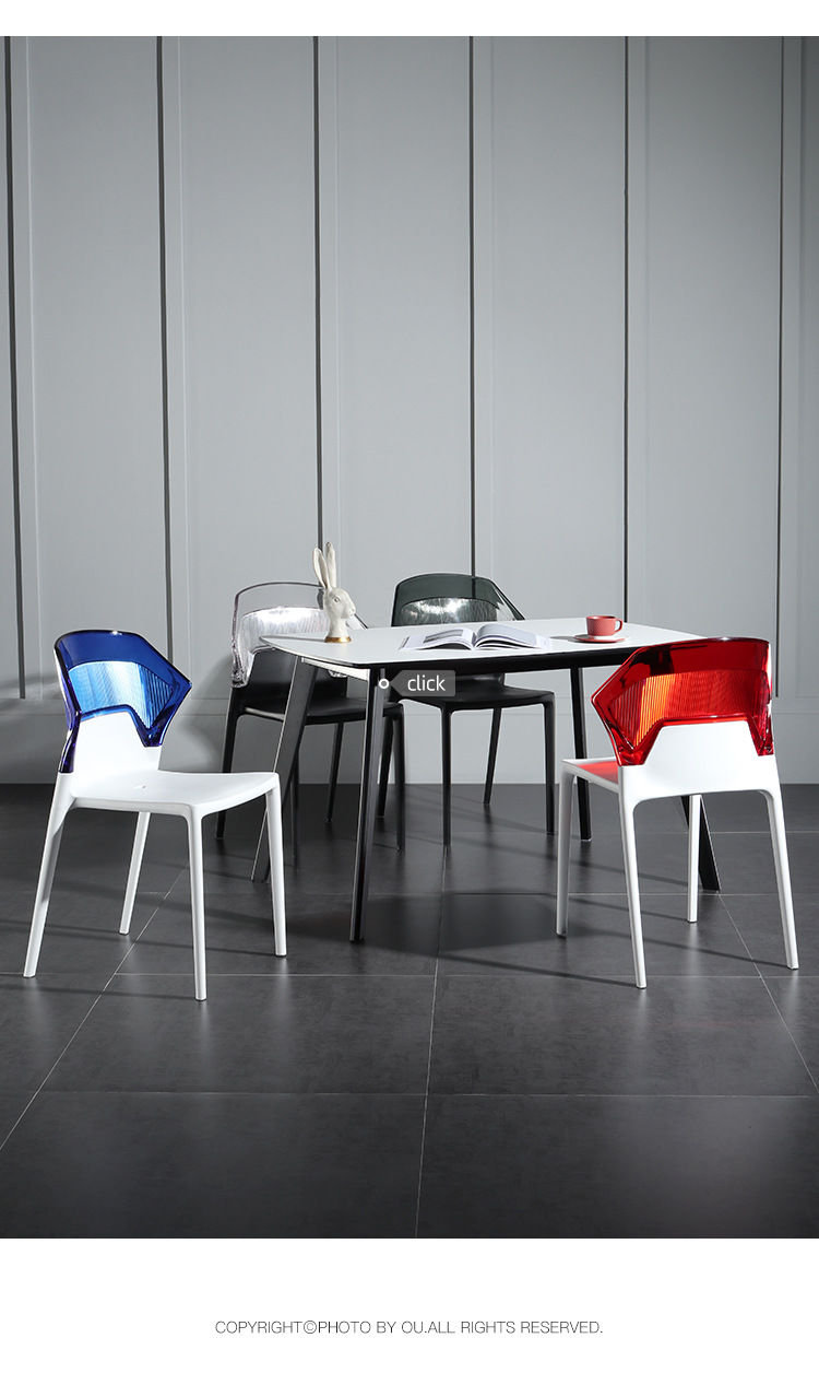 Crystal Chair Home Modern Creative Transparent Crystal Makeup Conference Chair Internet Celebrity Backrest Plastic Stool Crystal Chair Home Modern Creative Transparent Crystal Makeup Conference Chair Internet Celebrity Backrest Plastic Stool