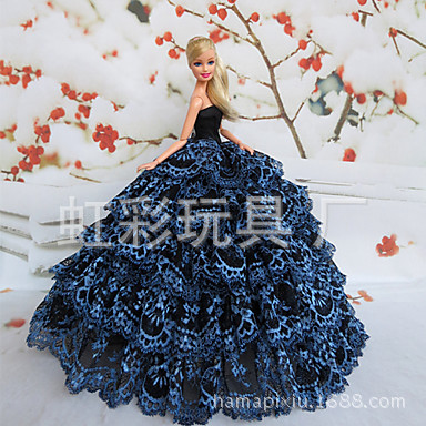White Trailing Wedding Dress with Veil Dress-up Doll 30cm Wedding Dress 2020 Generation E-Commerce Ping