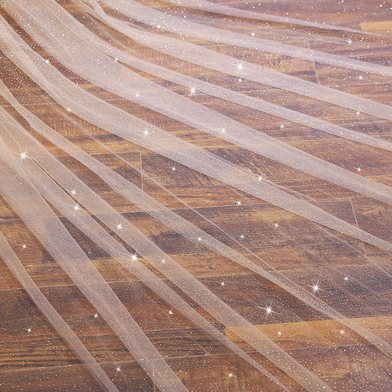 Tiktok Same Veil 2020 New Internet Celebrity Selfie Super Fairy Luxury Veil Bridal Wedding Trailing Shiny Veil