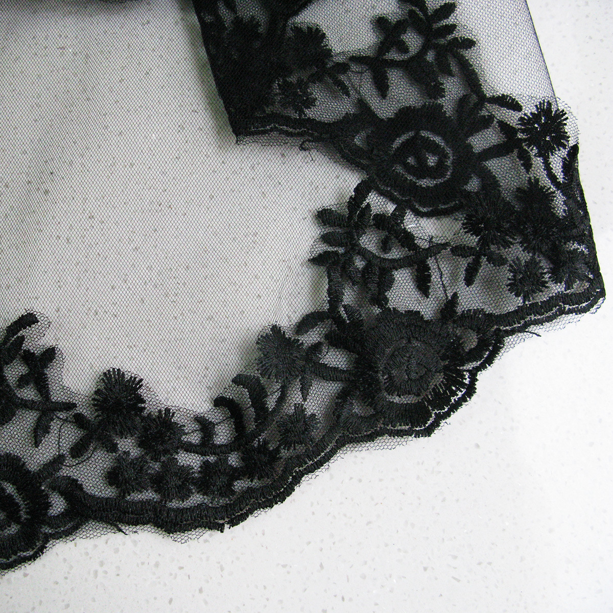 Black Veil Short Lace Headdress Spiritual Love Wedding Dress Witch Halloween Party Photo Veil Veil