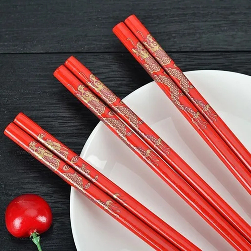 Chopsticks Wholesale Household Hotel Mildew-Proof Wedding Celebration Birthday Celebration Wedding Chopsticks