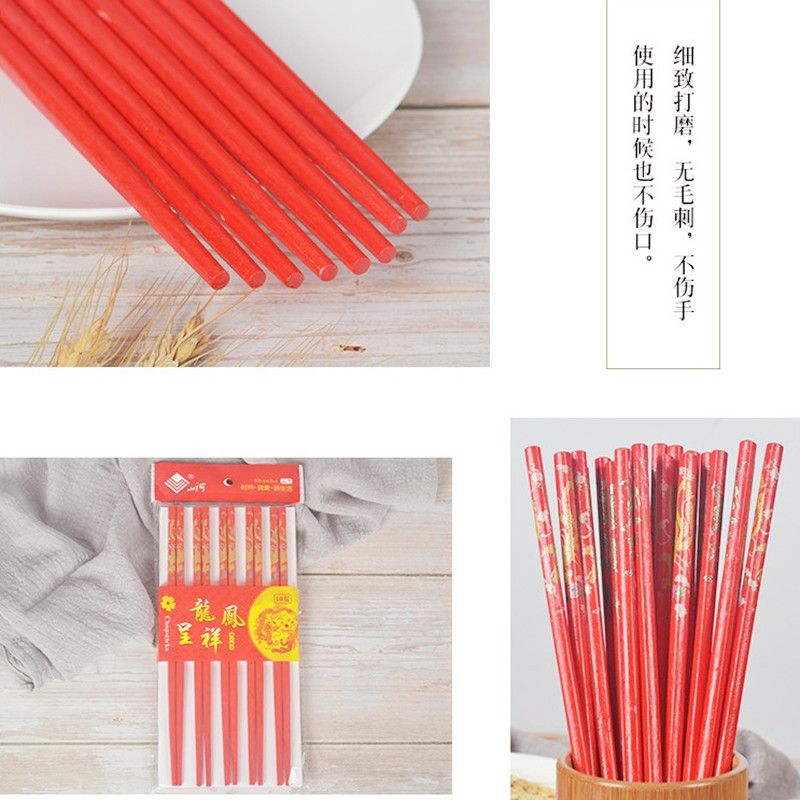 Wedding Celebration Supplies Creative Dragon And Phoenix Chopsticks Wedding Return Wedding Chopsticks