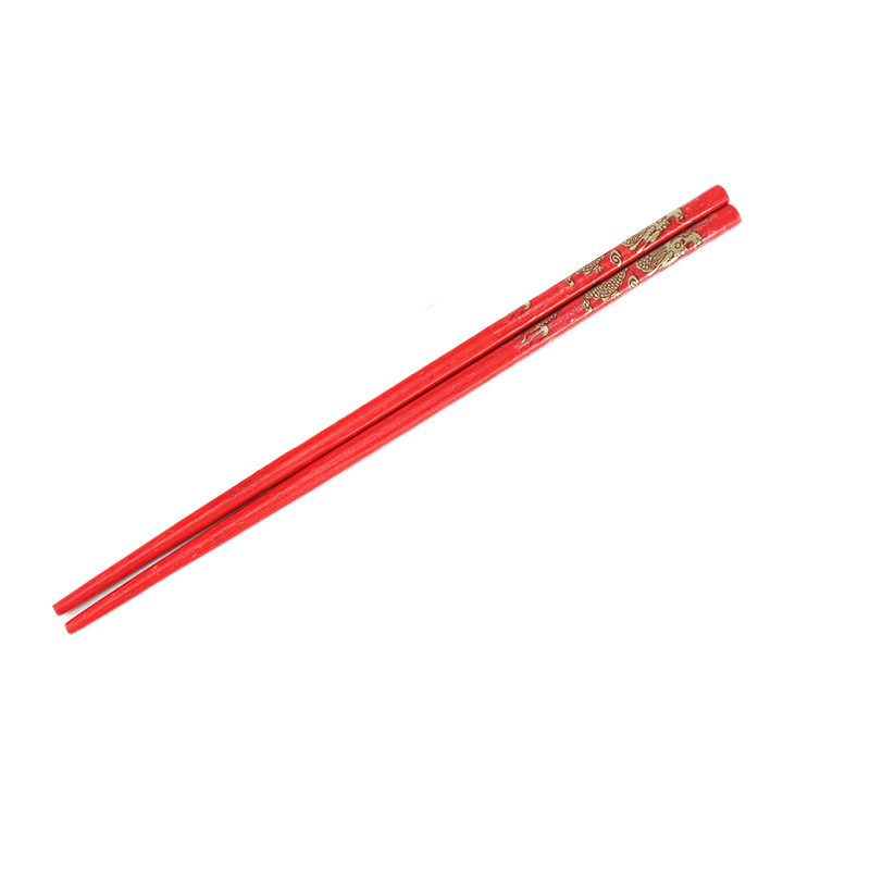 Wedding Chopsticks Phoenix Wedding Celebration Chopsticks Return Ceremony Mongolian Dance Props Red Chopsticks Wholesale