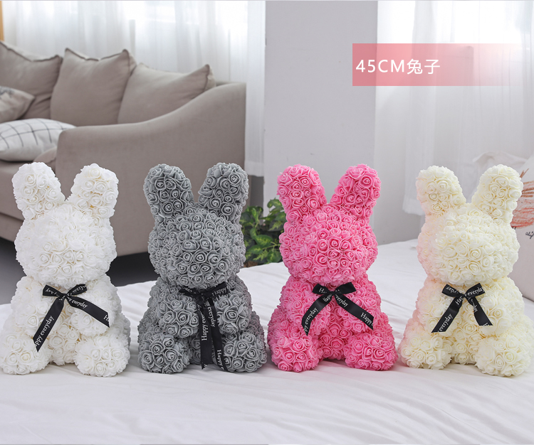 Manufacturer wholesale 70cm rose bear large teddy bear valentine's day hot style love rose bear gift to his girlfriend