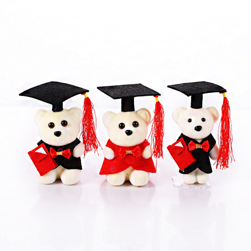 New Creative Teacher&#039;s Day Student Graduation Season Doctor Bear Doll Foam Plush Toy Cute Teddy Bear Doll
