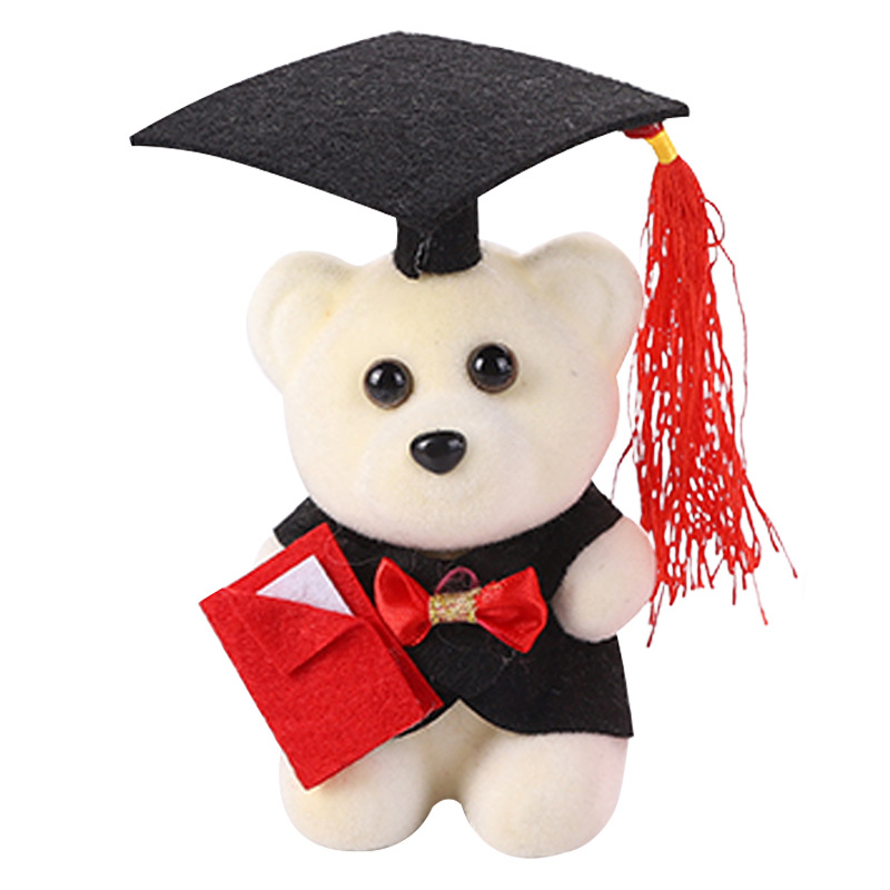 New Creative Teacher&#039;s Day Student Graduation Season Doctor Bear Doll Foam Plush Toy Cute Teddy Bear Doll