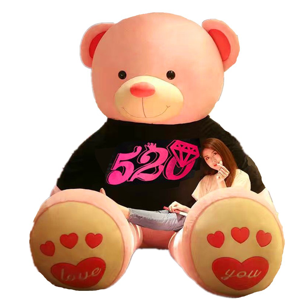 Large Bear Internet Celebrity Teddy Bear Doll Plush Hair Generation Doll Douyin Stall Toy Bear