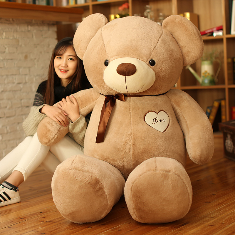 Plush Toy Ribbon Teddy Bear Doll Huggy Bear Ragdoll Get Girls Birthday Gifts Online Sale Free