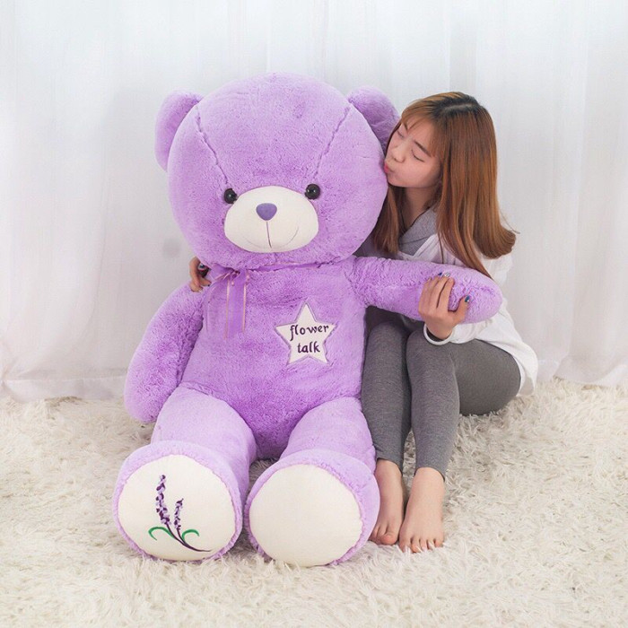 Lavender Bear Purple Teddy Bear Doll Plush Toys BEBEAR Doll