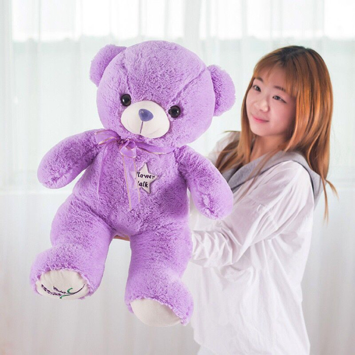 Lavender Bear Purple Teddy Bear Doll Plush Toys BEBEAR Doll