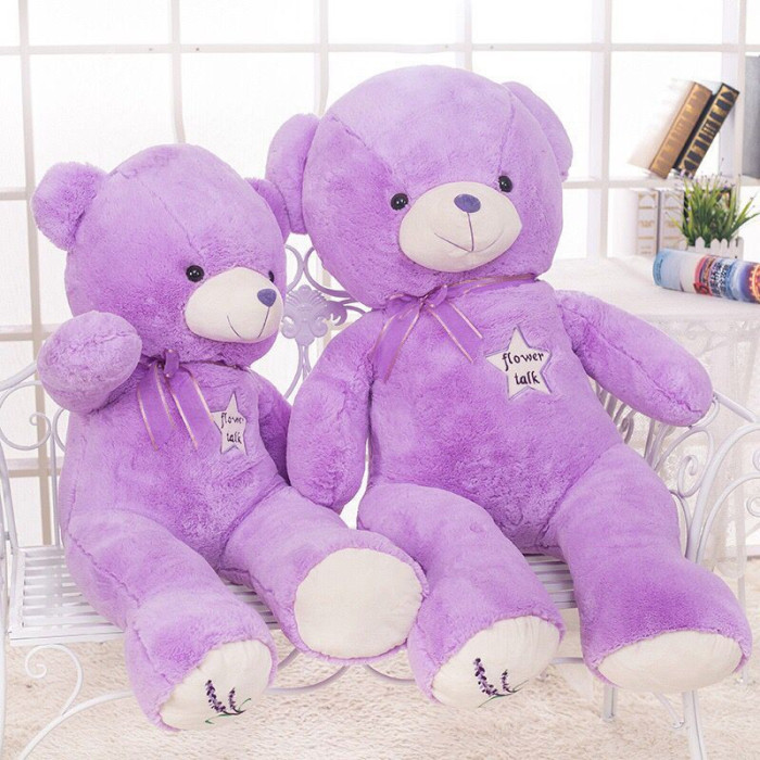Lavender Bear Purple Teddy Bear Doll Plush Toys BEBEAR Doll