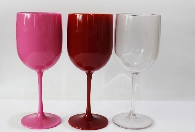 Pink Red Wine Glass Plastic Red Wine Goblet Food Grade as Acrylic PS Plastic Champagne Glass Plastic Juice Cup Pink Red Wine Glass Plastic Red Wine Goblet Food Grade as Acrylic PS Plastic Champagne Glass Plastic Juice Cup