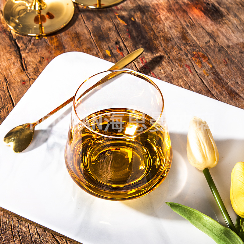 European-Style Gold Rod Crystal Goblet Creative Ion-Plated Wine Glass Western Wine Set Champagne Glass Factory Direct Sales European-Style Gold Rod Crystal Goblet Creative Ion-Plated Wine Glass Western Wine Set Champagne Glass Factory Direct Sales