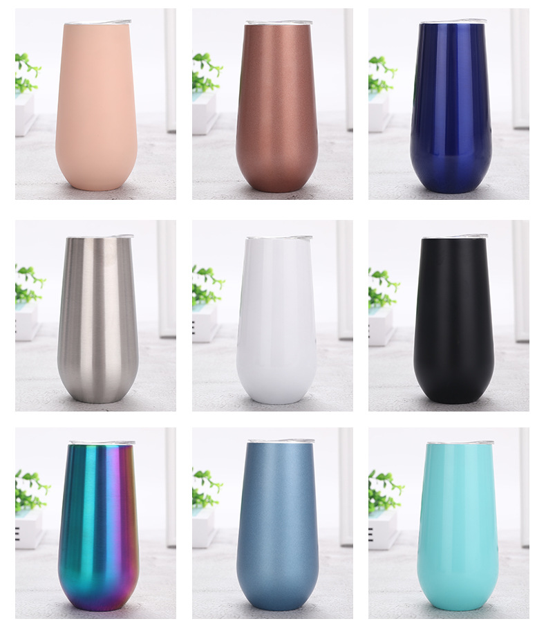 Necessities Champagne Glass Stainless Steel Red Wine Glass Beer Steins 6Oz Vacuum Insulated Wine Glass Egg Shell Cup Necessities Champagne Glass Stainless Steel Red Wine Glass Beer Steins 6Oz Vacuum Insulated Wine Glass Egg Shell Cup