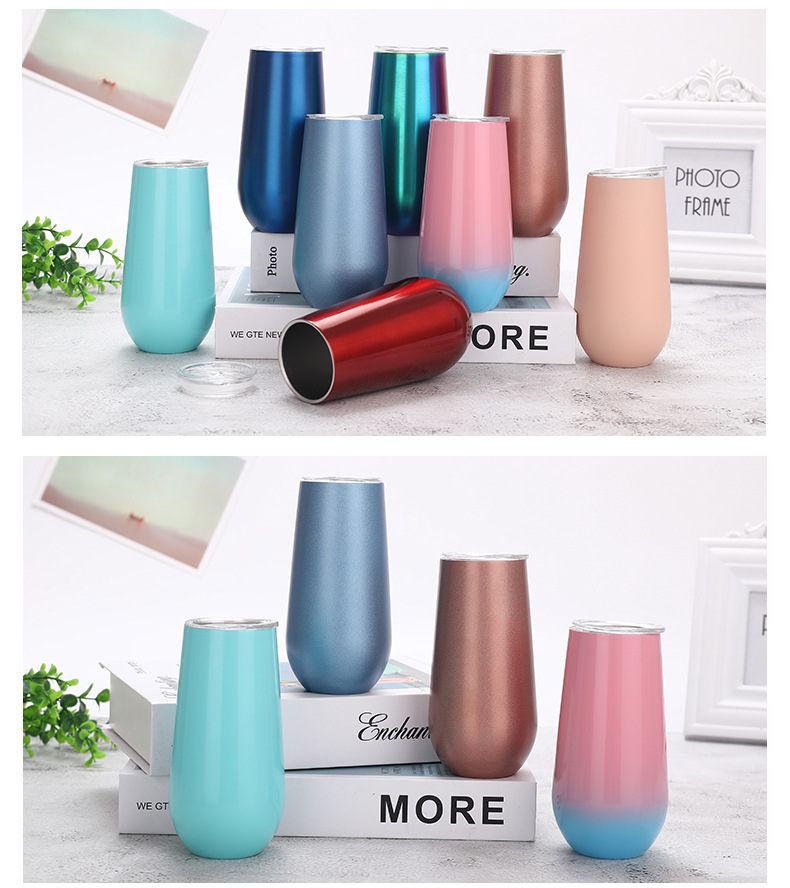 Necessities Champagne Glass Stainless Steel Red Wine Glass Beer Steins 6Oz Vacuum Insulated Wine Glass Egg Shell Cup Necessities Champagne Glass Stainless Steel Red Wine Glass Beer Steins 6Oz Vacuum Insulated Wine Glass Egg Shell Cup