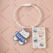 Wedding Keychain Korean Ins Acrylic Keychain Cartoon Student Accessories DIY Creative Keychain Pendant Small Gift