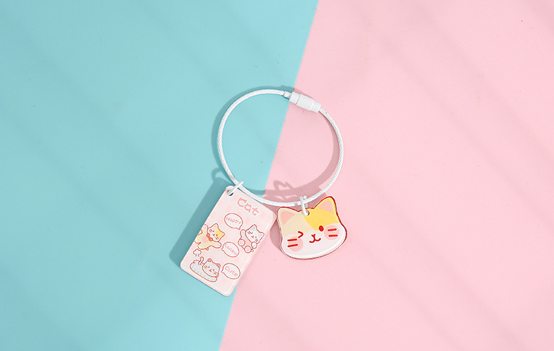 Wedding Keychain Korean Ins Acrylic Keychain Cartoon Student Accessories DIY Creative Keychain Pendant Small Gift
