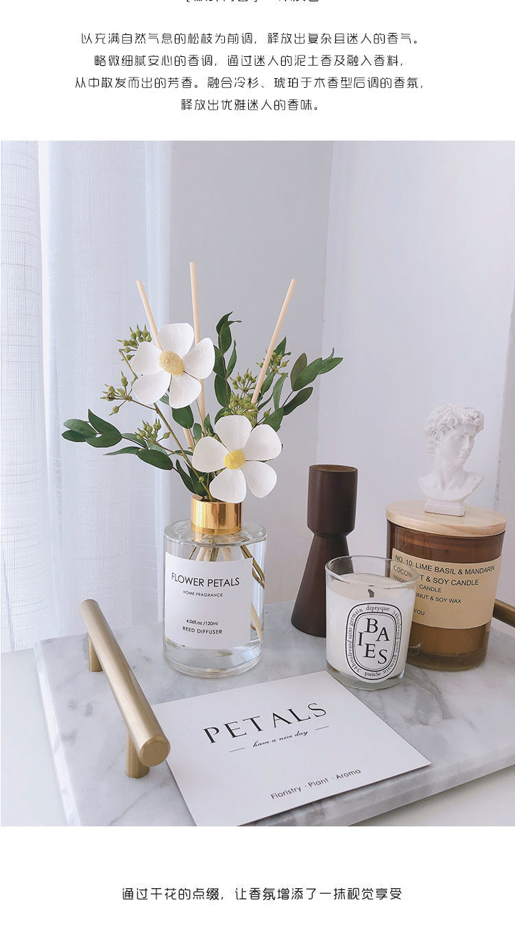 Glow Candle  Candle Essential Oil Ins Style Decoration Home Room Long-Lasting Air Freshing Agent Qixi Gift Bouquet
