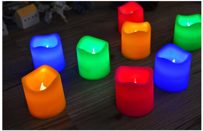 LED big wave fashionable glow smokeless green candle romantic candlelight dinner proposal birthday pair LED big wave fashionable glow smokeless green candle romantic candlelight dinner proposal birthday pair