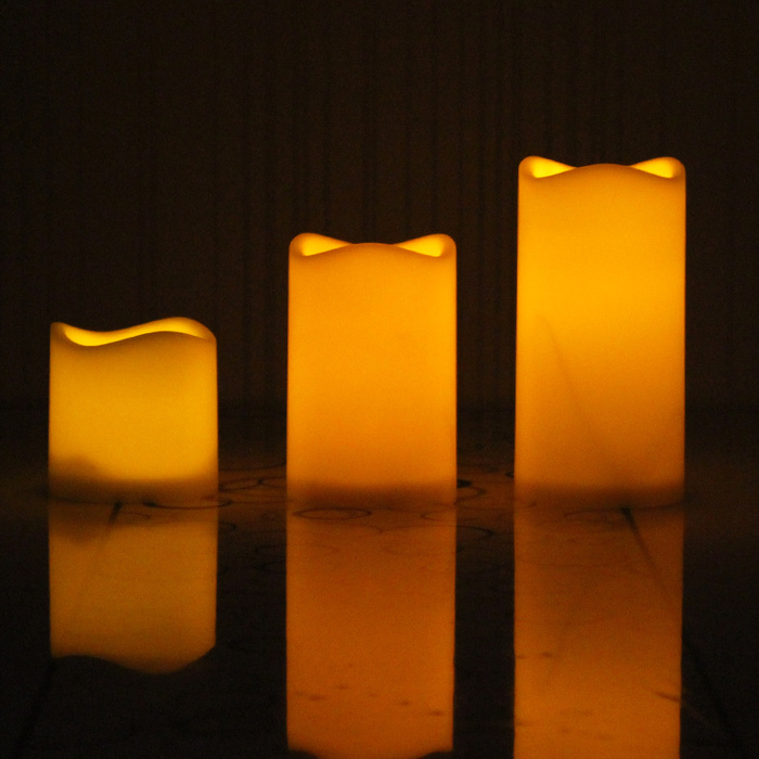 Remote control plastic simulation candle LED fashionable glow smoke-free romantic candlelight dinner proposal match
