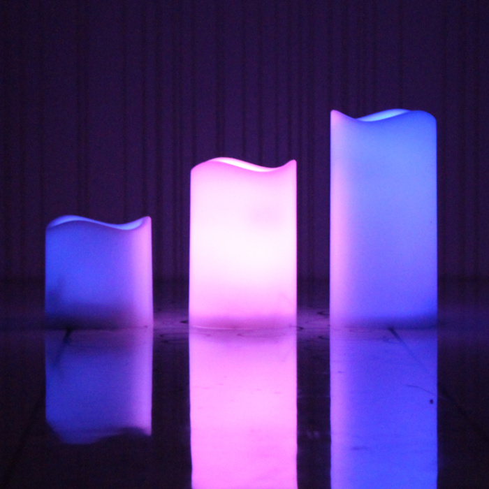 Remote control plastic simulation candle LED fashionable glow smoke-free romantic candlelight dinner proposal match