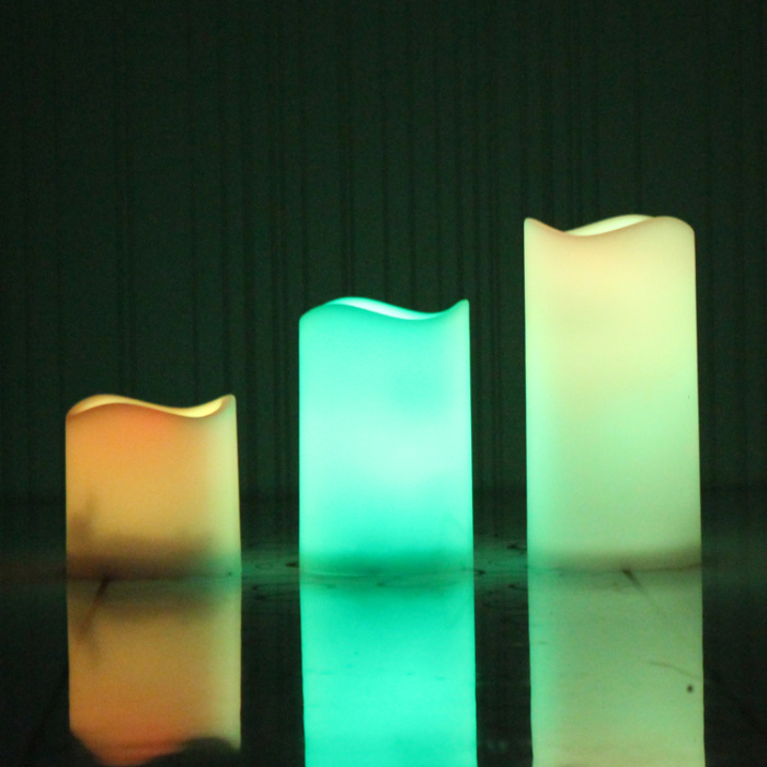 Remote control plastic simulation candle LED fashionable glow smoke-free romantic candlelight dinner proposal match
