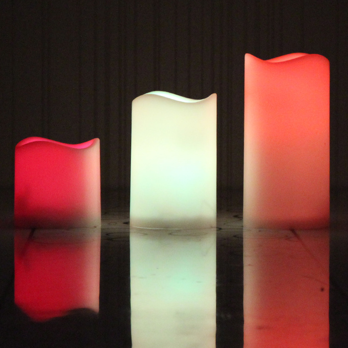 Remote control plastic simulation candle LED fashionable glow smoke-free romantic candlelight dinner proposal match