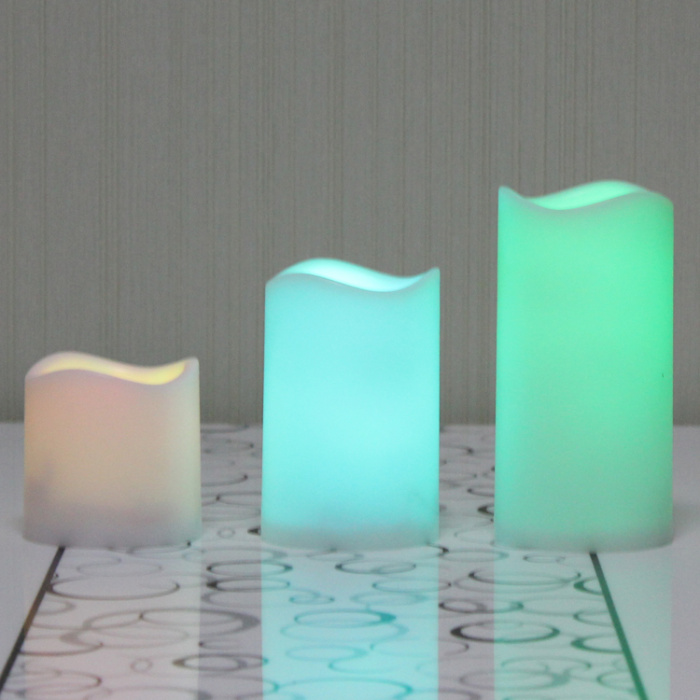 Remote control plastic simulation candle LED fashionable glow smoke-free romantic candlelight dinner proposal match