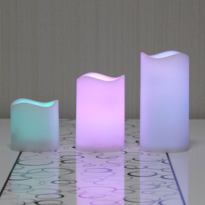 Remote control plastic simulation candle LED fashionable glow smoke-free romantic candlelight dinner proposal match