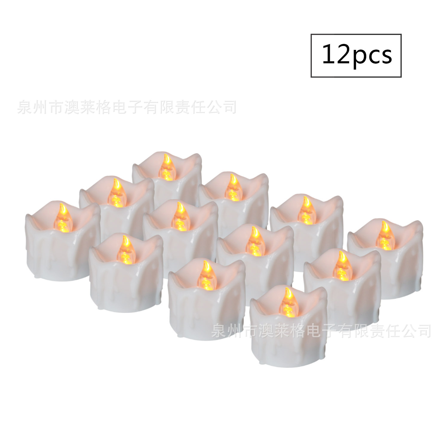 Glow Candle  Candle Light Simulation Candle Christmas Halloween Party Decoration Light-Emitting Candle Light Night Light