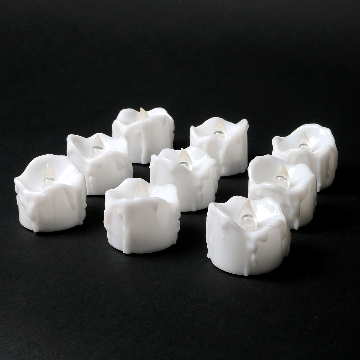 Glow Candle  Candle Light Simulation Candle Christmas Halloween Party Decoration Light-Emitting Candle Light Night Light