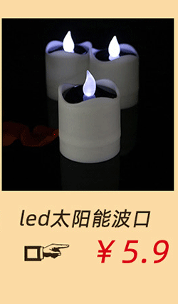 Glow Candle  Candle Light Simulation Candle Christmas Halloween Party Decoration Light-Emitting Candle Light Night Light