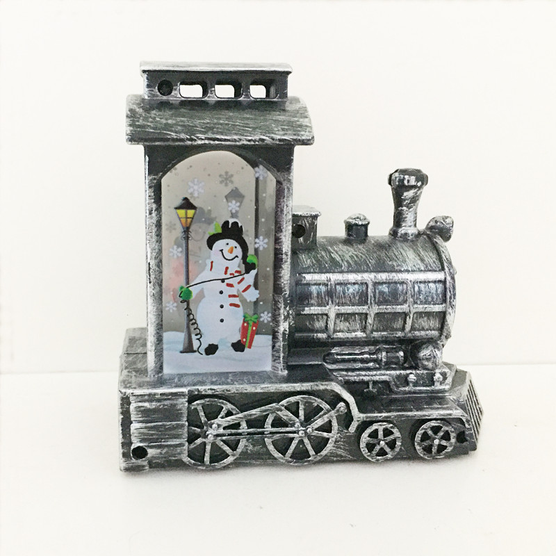Factory Direct Sales Hot Small Wind Lamp Craft Desktop Decoration Candle Lamp Led Creative Glow Locomotive Night Light
