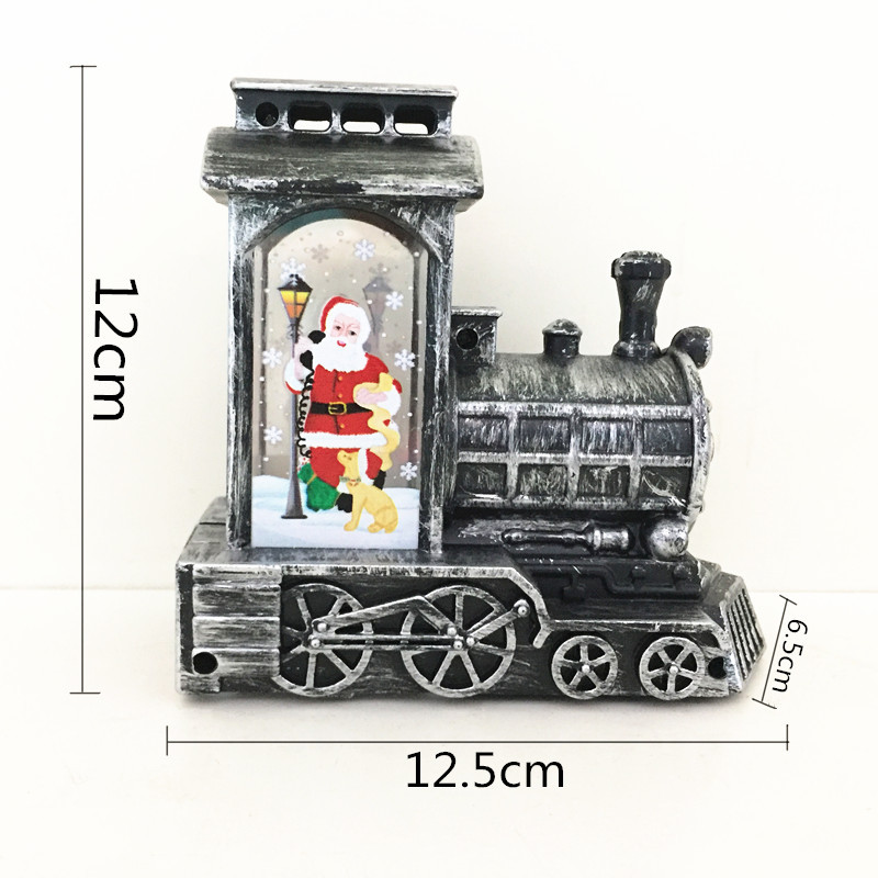 Factory Direct Sales Hot Small Wind Lamp Craft Desktop Decoration Candle Lamp Led Creative Glow Locomotive Night Light