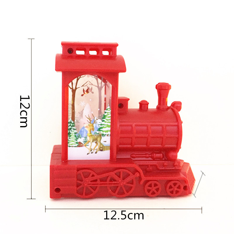 Factory Direct Sales Hot Small Wind Lamp Craft Desktop Decoration Candle Lamp Led Creative Glow Locomotive Night Light