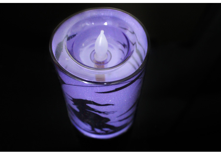 Festive decorations glow simulation candle LED flash candle Halloween electronic candle decoration props
