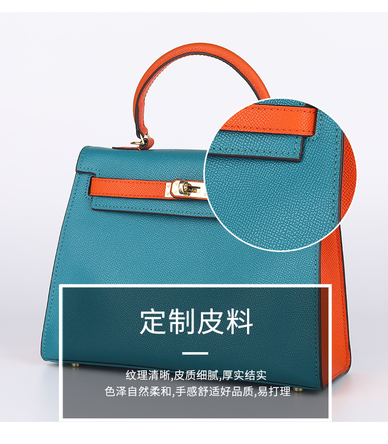 wedding Bag 2021 New Kelly Bag Milky White Bag Portable Wedding Bride Birkin Bag Contrast Color Crossbody Women's Bag wedding Bag 2021 New Kelly Bag Milky White Bag Portable Wedding Bride Birkin Bag Contrast Color Crossbody Women's Bag
