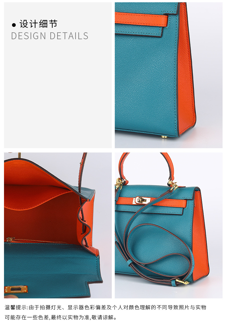 wedding Bag 2021 New Kelly Bag Milky White Bag Portable Wedding Bride Birkin Bag Contrast Color Crossbody Women's Bag wedding Bag 2021 New Kelly Bag Milky White Bag Portable Wedding Bride Birkin Bag Contrast Color Crossbody Women's Bag