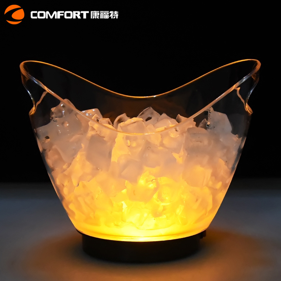 New Ice Bucket Luminous Ice Bucket Single Small Ice Bucket Champagne Bucket Colorful Light Variety Wine Bucket