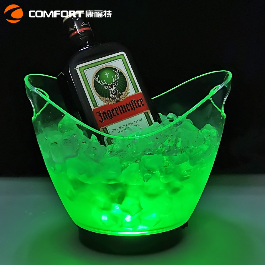 New Ice Bucket Luminous Ice Bucket Single Small Ice Bucket Champagne Bucket Colorful Light Variety Wine Bucket