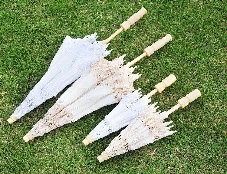 Wedding Lace Umbrella Lace Craft Umbrella Lace Umbrella White Bride Lace Umbrella Photography Props Wedding Supplies Wholesale