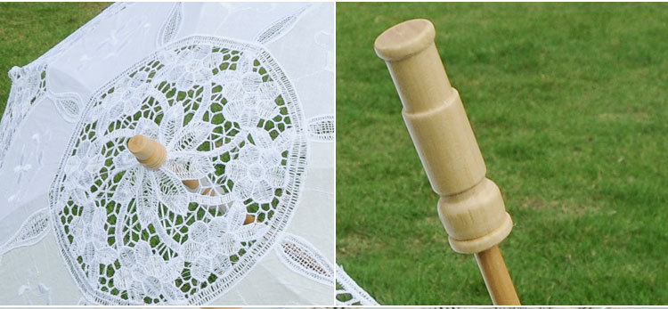 Wedding Lace Umbrella Lace Craft Umbrella Lace Umbrella White Bride Lace Umbrella Photography Props Wedding Supplies Wholesale